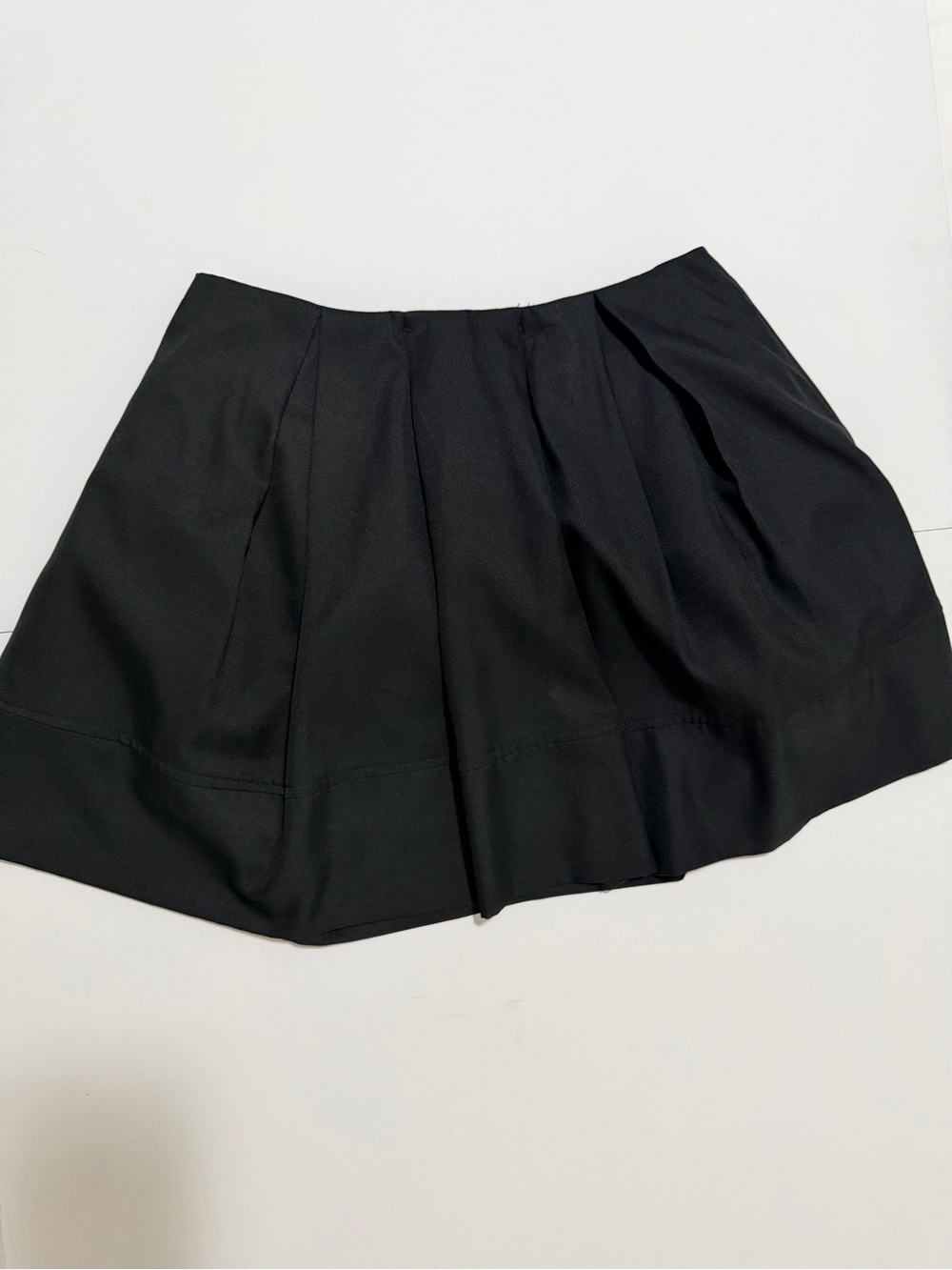 Foreign Exchange Black Pleated Mini Skirt